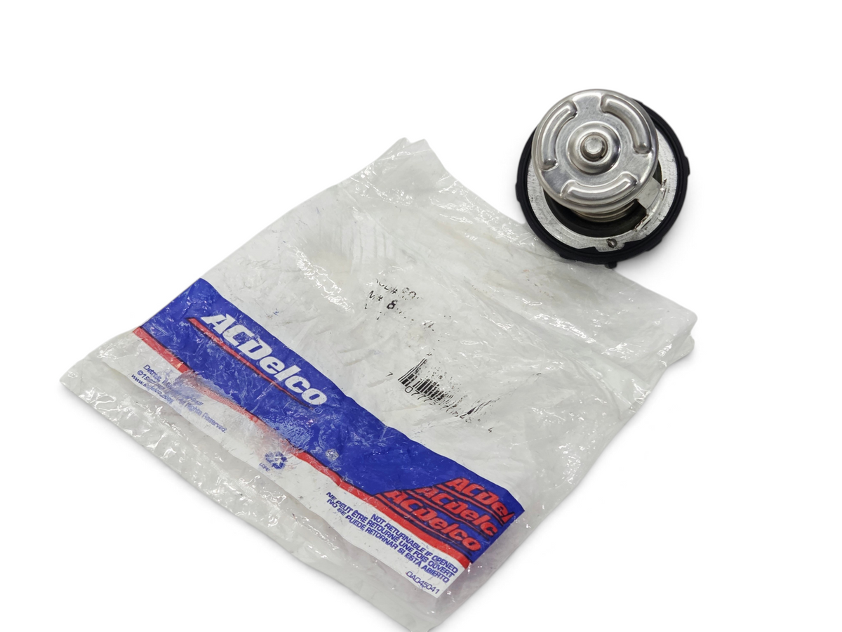 Send it Auto Parts ACDelco GM engine coolant thermostat kit in original plastic packaging