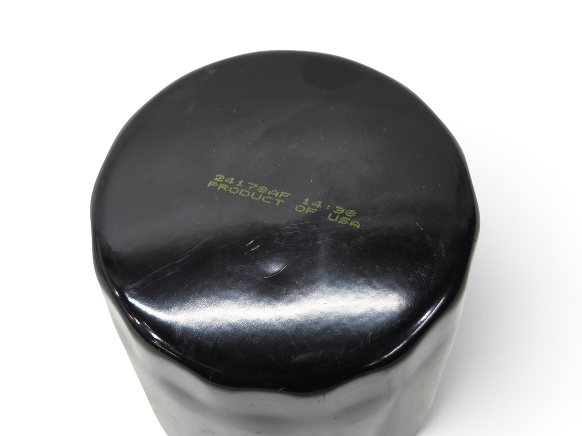 Send it Auto Parts ACDelco UPF64R Ultraguard oil filter top view showing black casing and production markings