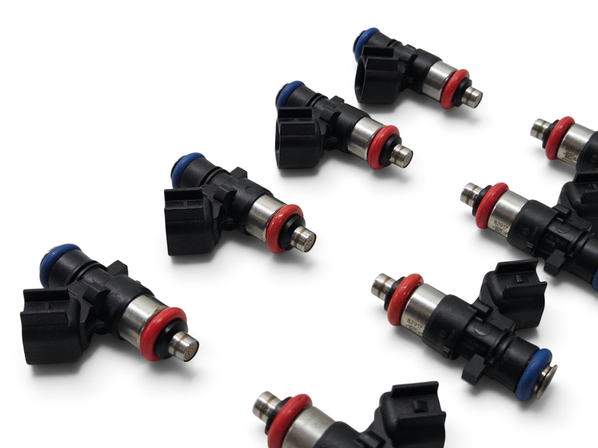 Send it Auto Parts set of eight genuine Bosch 731cc fuel injectors for GM LS3 LSA engines with EV6 plugs