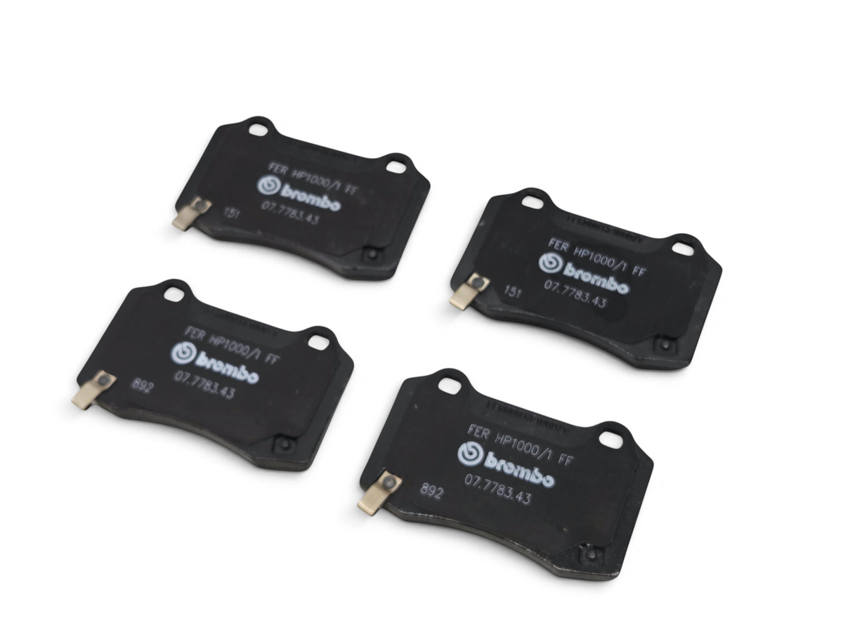 Send it Auto Parts authentic Brembo rear disc brake pads for Chevrolet Camaro ZL1 and Cadillac CTS-V performance cars