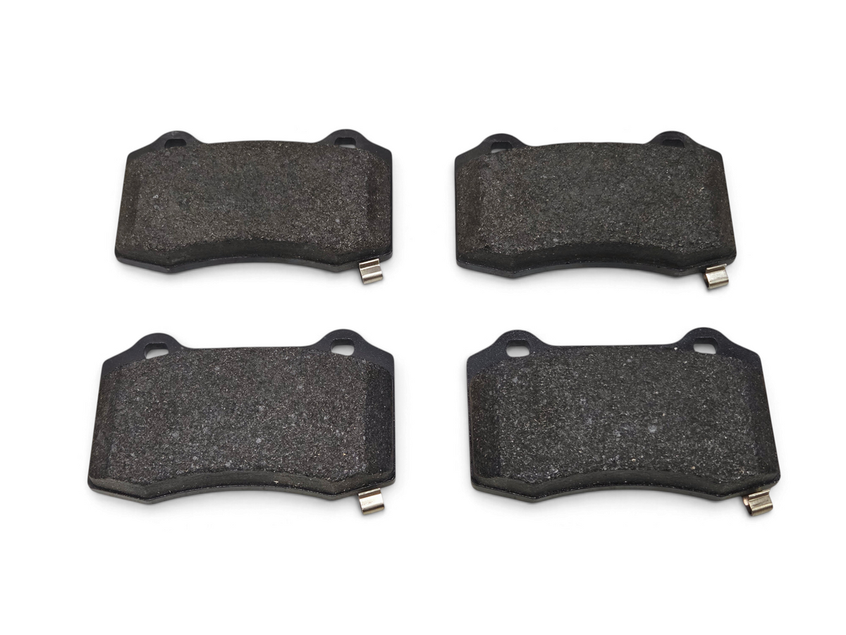 Send it Auto Parts OEM Brembo rear disc brake pads for Chevrolet Camaro ZL1, SS and Cadillac CTS-V performance models.