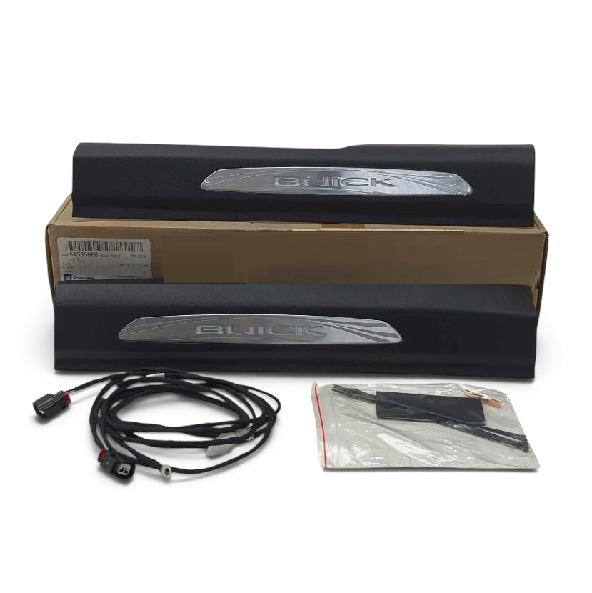 2016-2018 Buick Envision Front Illuminated Door Sill Entry Plates OEM GM 94533686