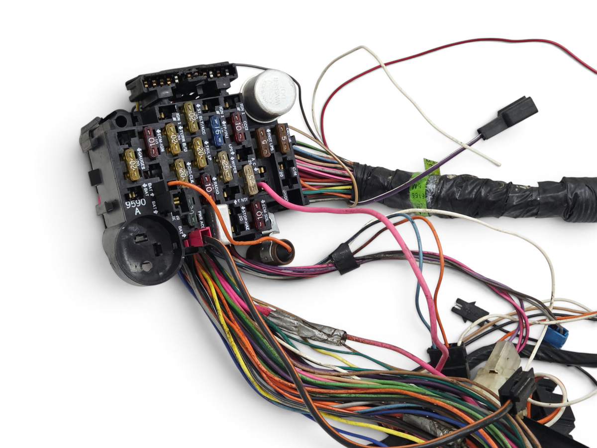 Send it Auto Parts OEM 1987 Buick Grand National dash wiring harness with fuse block and multi-colored wires