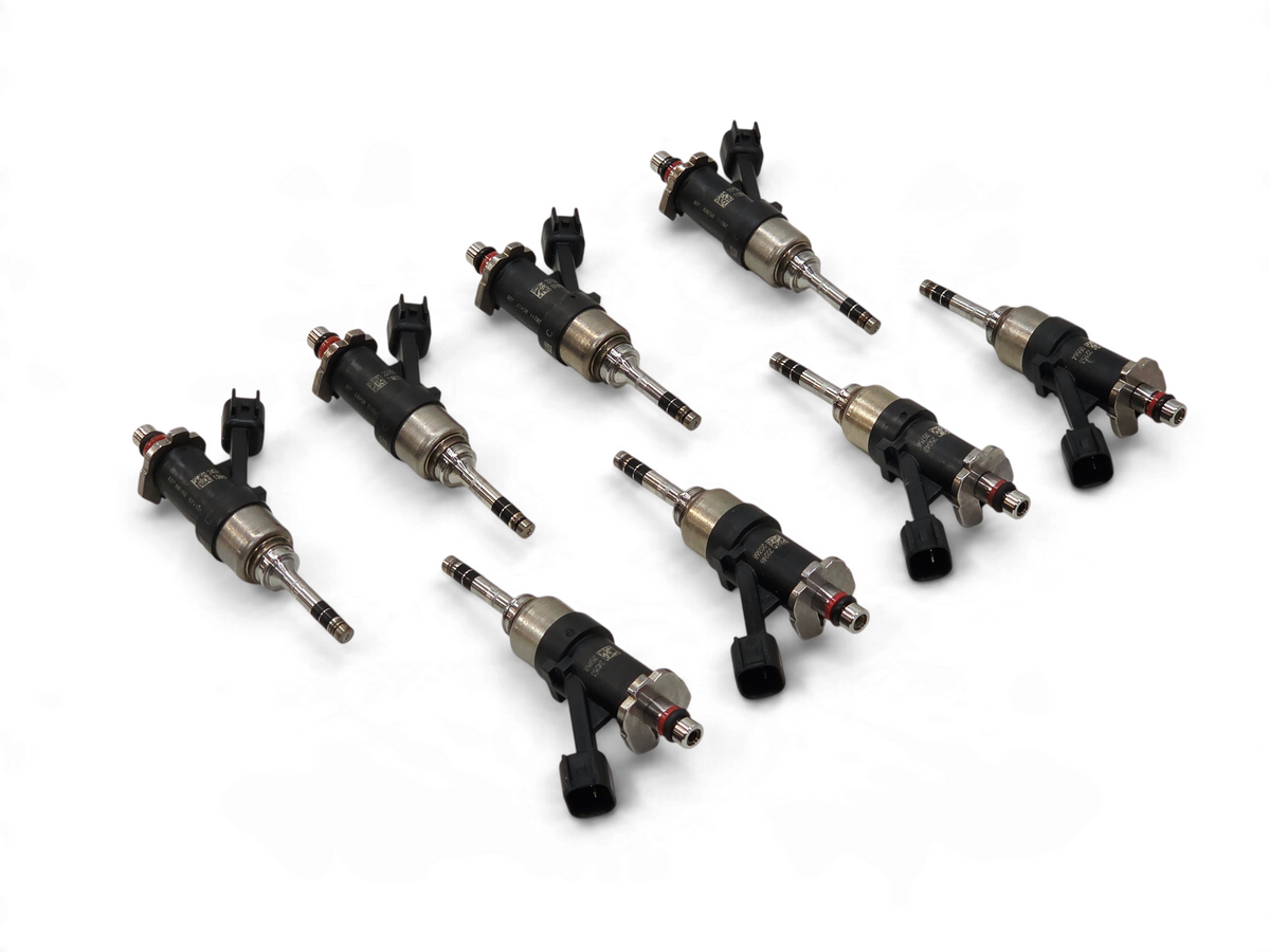 Set of 8 OEM GM fuel injectors for Cadillac Escalade V 6.2L supercharged engines from Send it Auto Parts