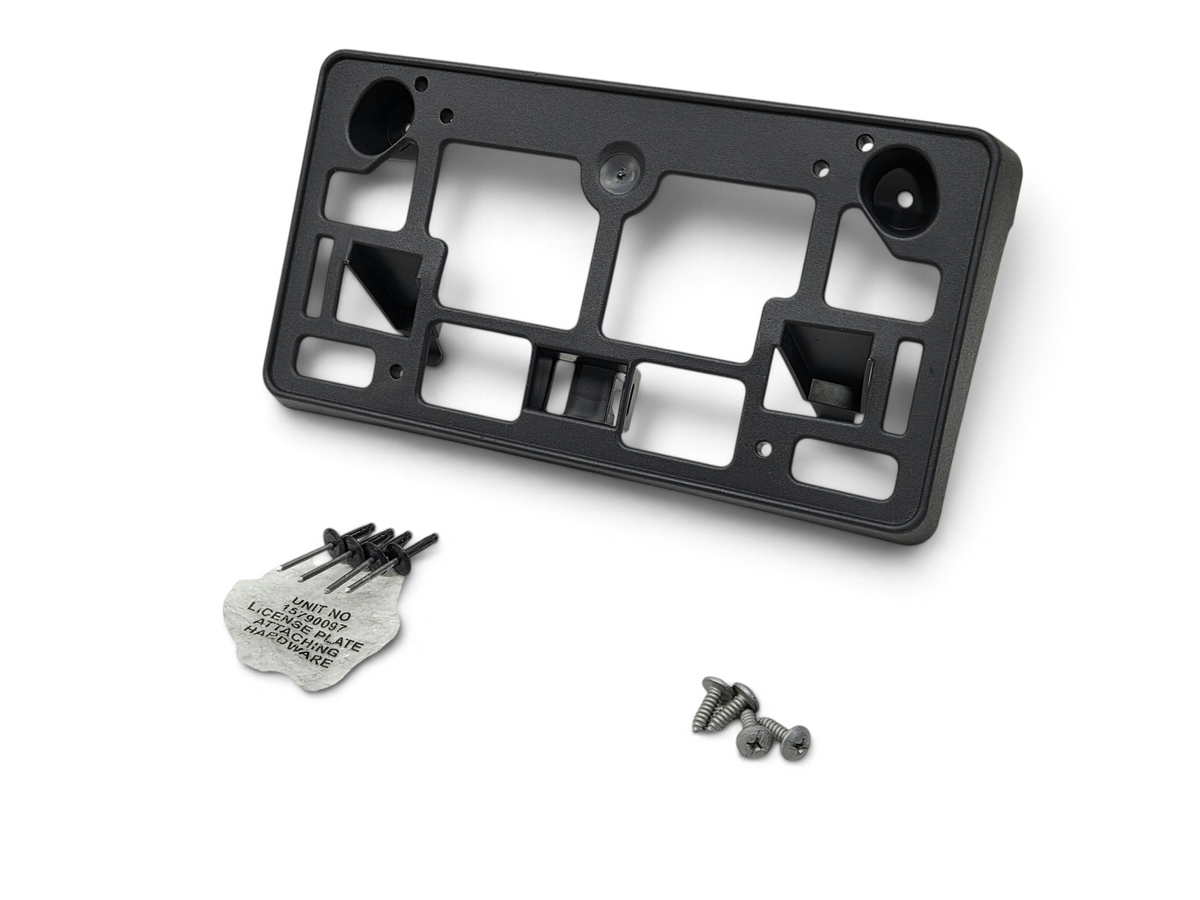 Send it Auto Parts OEM black plastic front license plate bracket for 2016-2018 Chevrolet Camaro SS with hardware