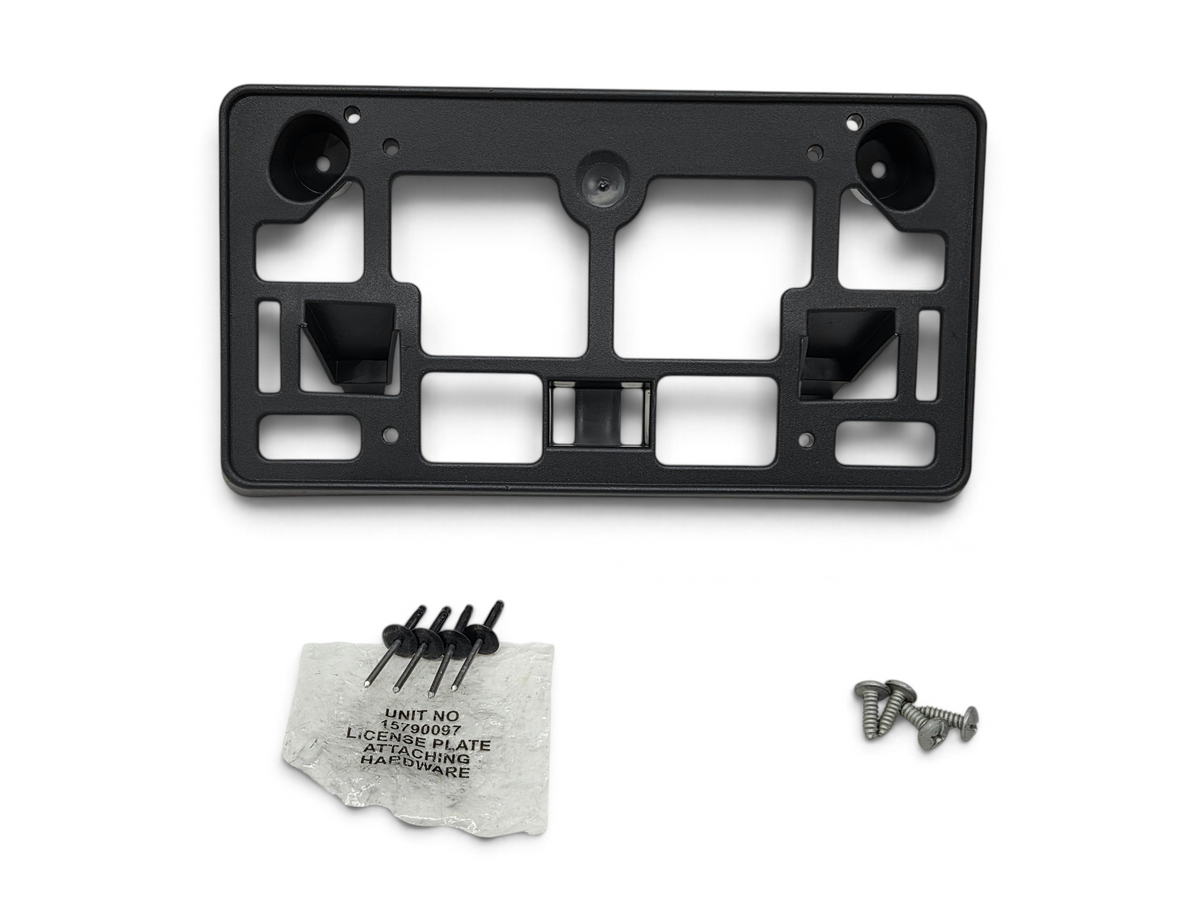 Send it Auto Parts OEM black front license plate bracket for 2016-2018 Chevrolet Camaro SS with included hardware