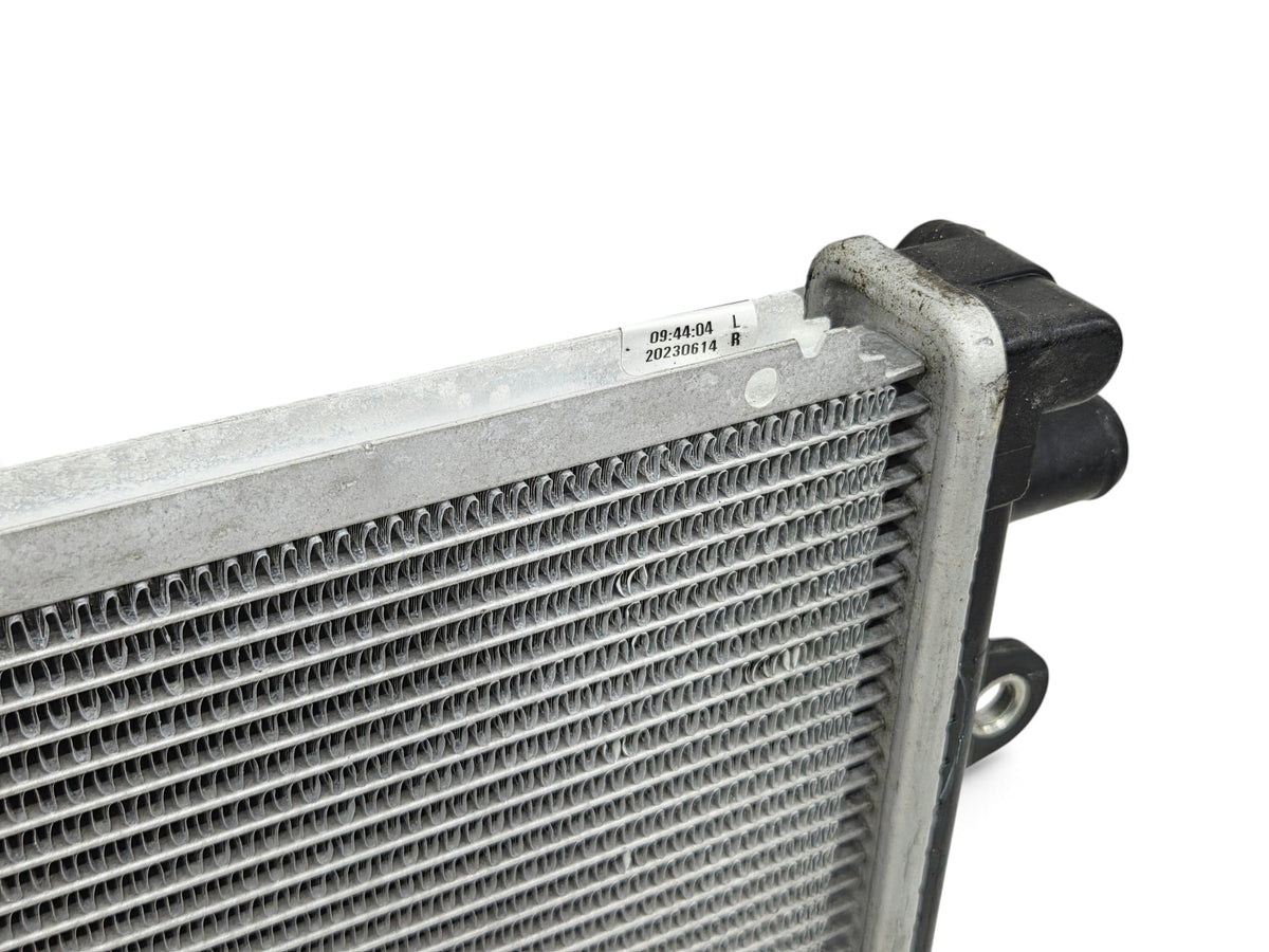 Send it Auto Parts OEM Camaro ZL1 supercharged intercooler heat exchanger radiator with metal fins and black end tank
