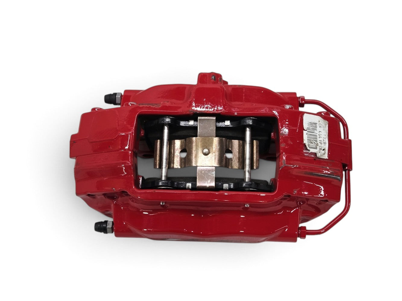 Send it Auto Parts OEM red Brembo rear brake caliper for Chevrolet Camaro ZL1 with included brake pads