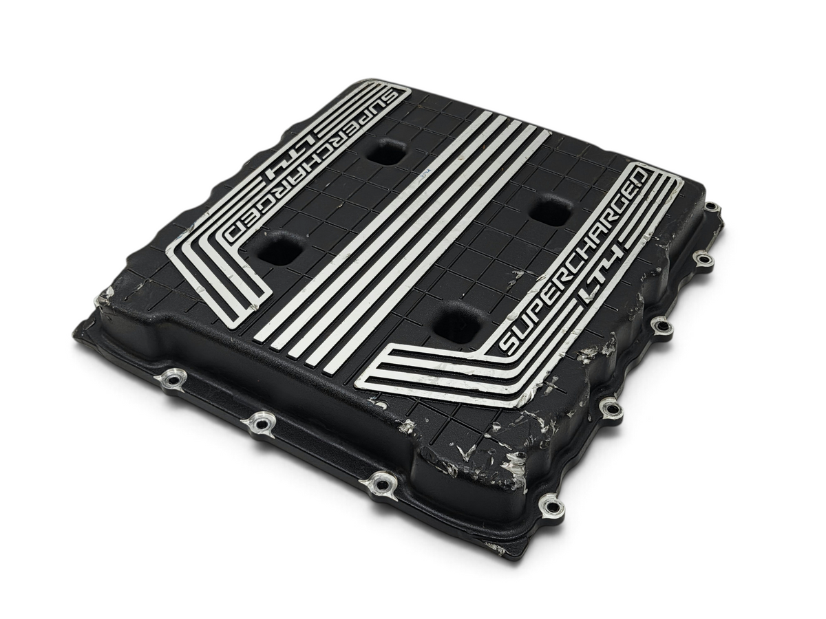 Send it Auto Parts damaged OEM GM supercharger cover lid for Chevy Camaro ZL1 LT4 6.2L V8 engine
