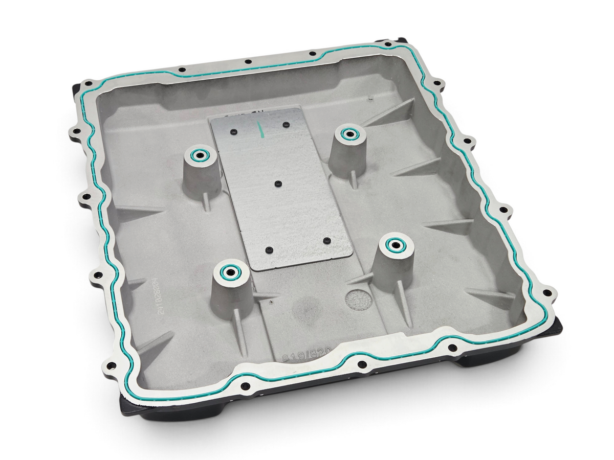 Send it Auto Parts OEM Chevy Camaro ZL1 6.2L LT4 supercharger cover lid with teal gasket and metal mounting plate