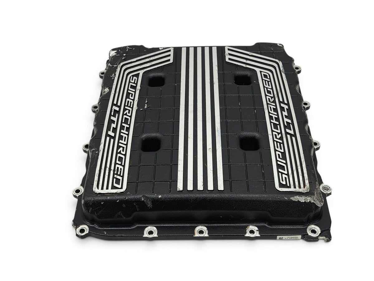 Send it Auto Parts damaged OEM GM supercharger cover lid for 2017-2024 Chevy Camaro ZL1 6.2L LT4 engine
