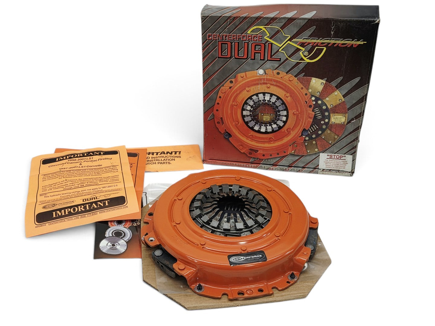 Send it Auto Parts Centerforce Dual Friction clutch kit for LS1 and LS6 engines with original box and instructions