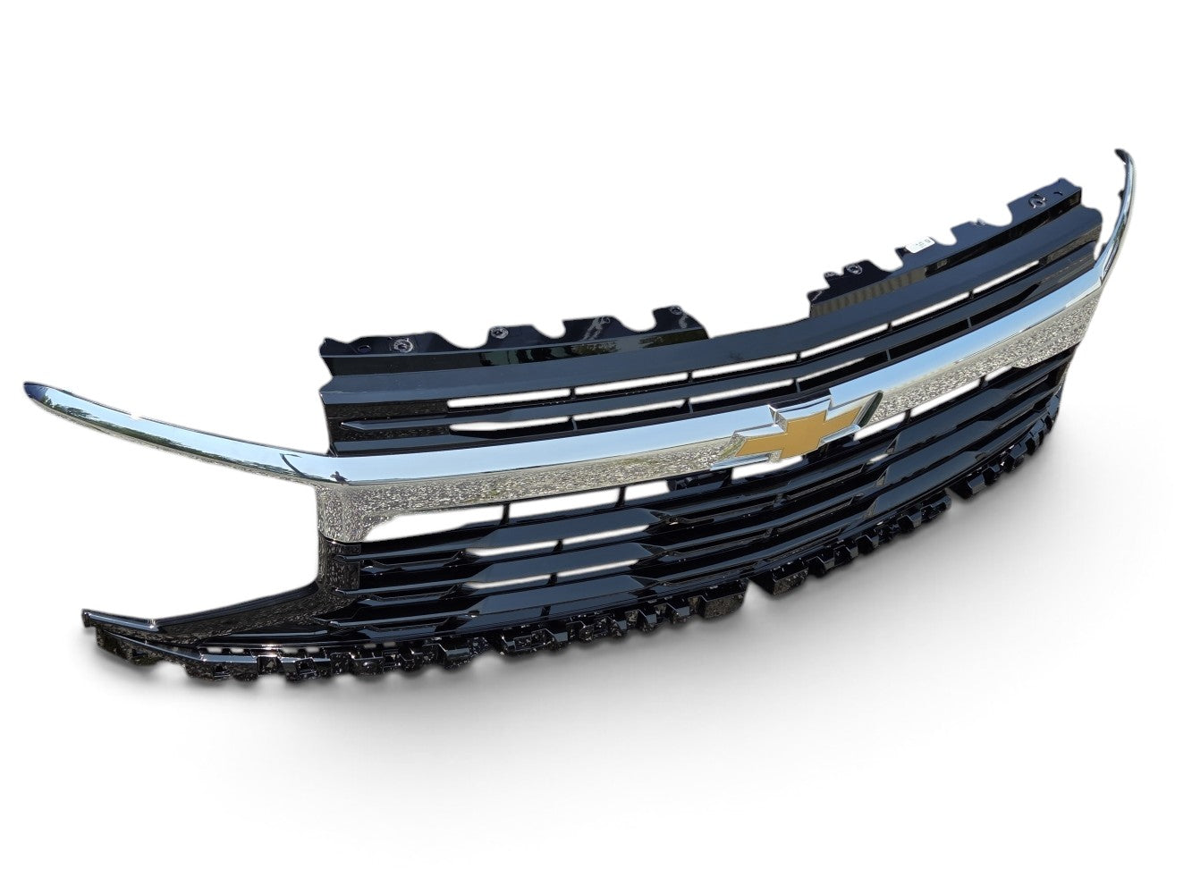 Send it Auto Parts OEM Chevrolet Tahoe and Suburban grille assembly with black finish and chrome trim accents