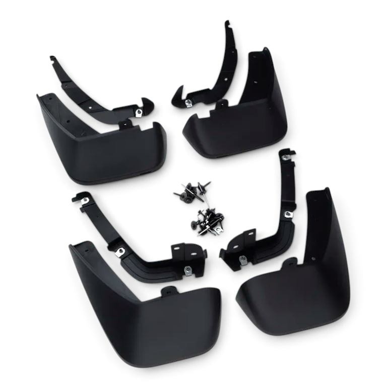 Send it Auto Parts black molded splash guards for 2021-2026 Chevy Trailblazer with included mounting hardware