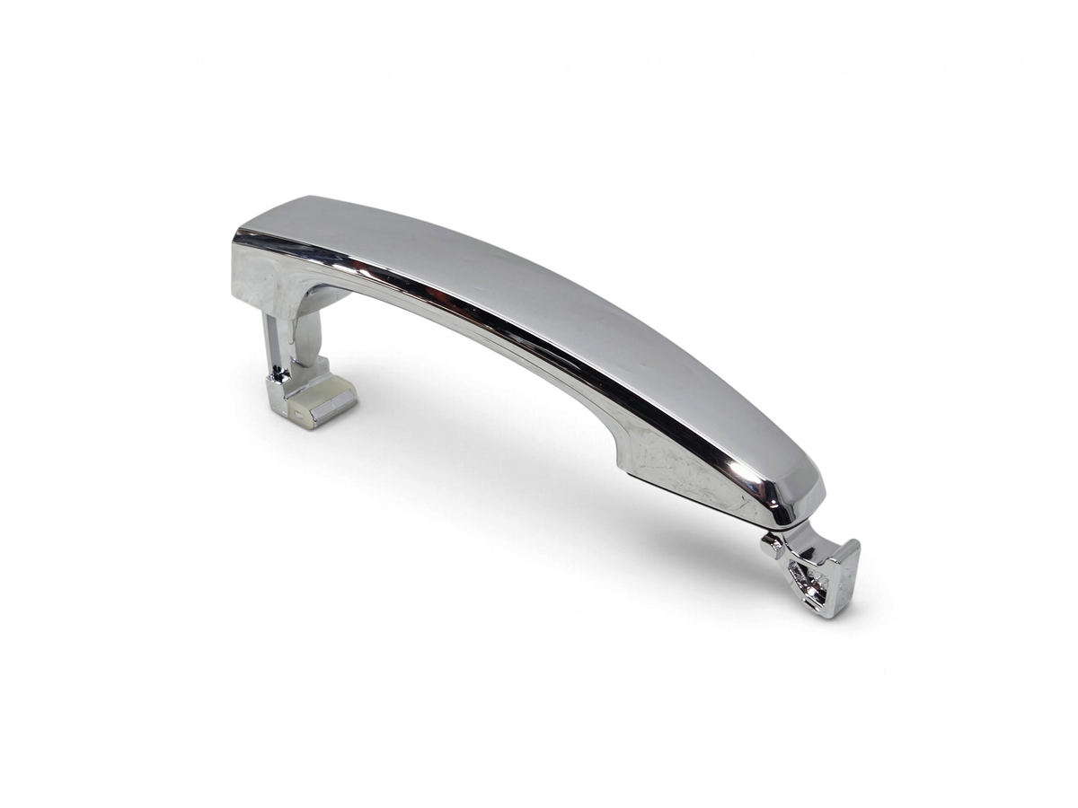 Send it Auto Parts OEM chrome rear passenger side exterior door handle for Chevrolet Aveo, Captiva, and Saturn Vue.
