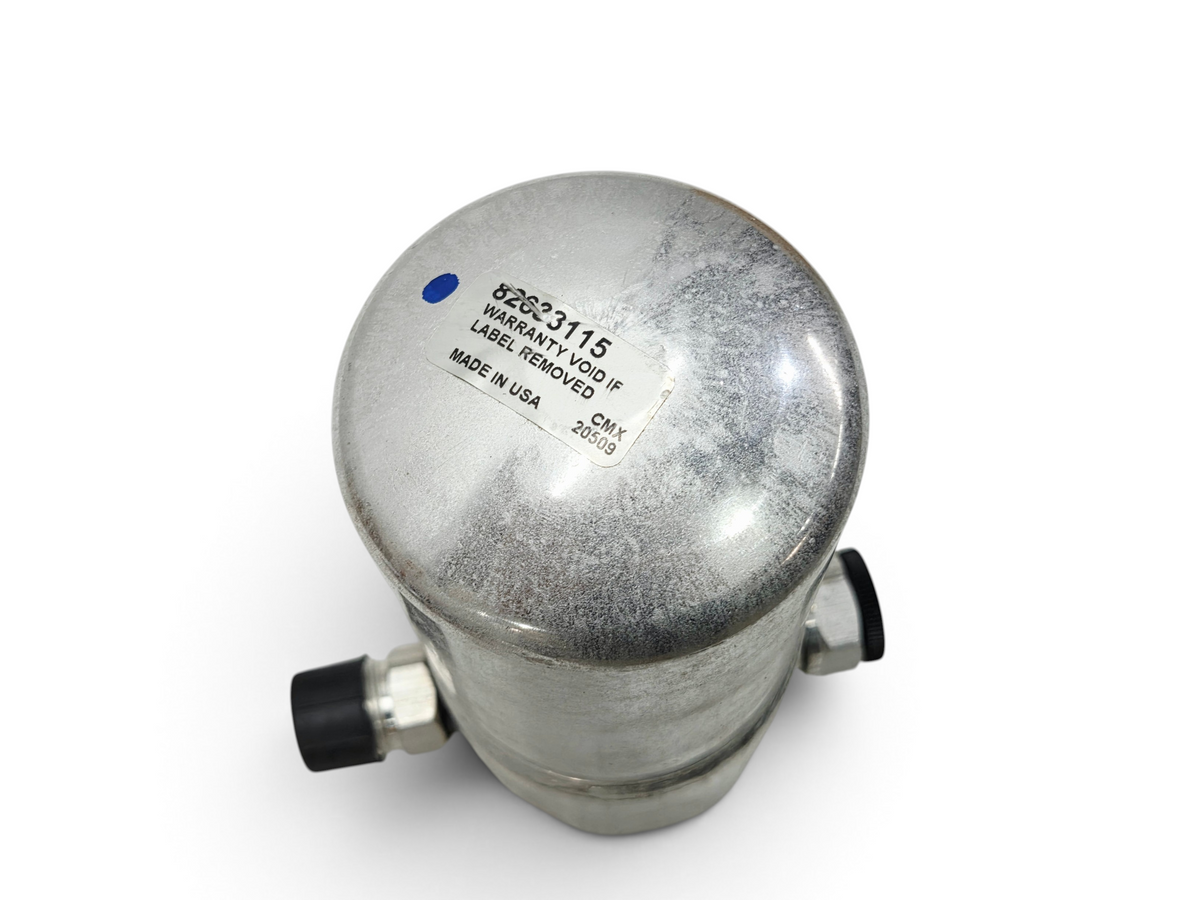Send it Auto Parts OEM GM air conditioning accumulator for 1988-1993 Corvette C4 with warranty label on top