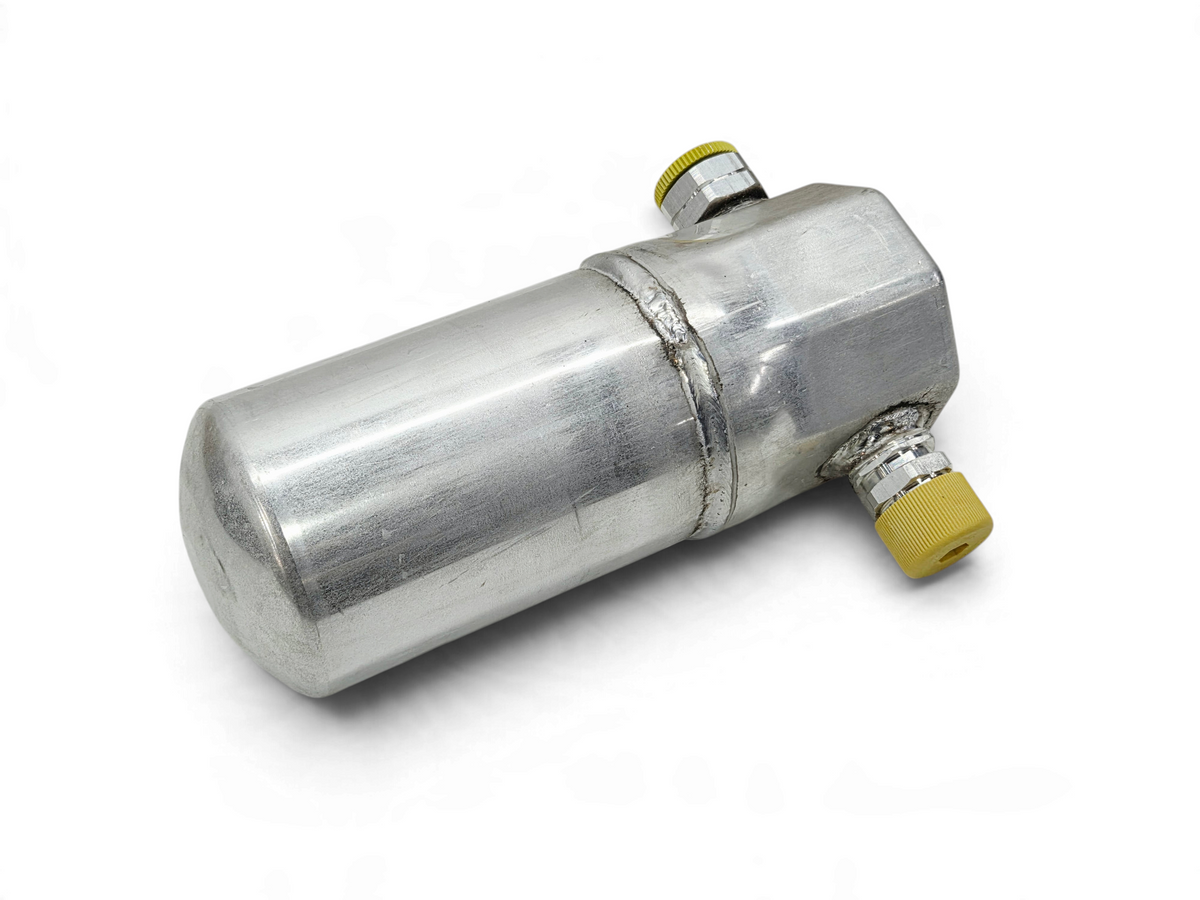 Send it Auto Parts OEM GM air conditioning accumulator for 1994-1996 Chevrolet Corvette C4 with yellow caps