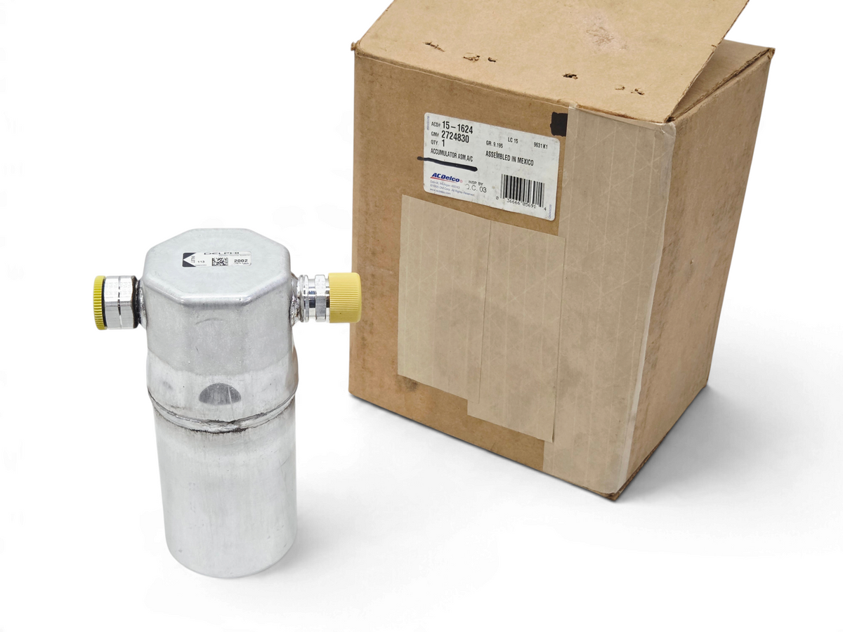 Send it Auto Parts OEM GM air conditioning accumulator for 1994-1996 Chevrolet Corvette C4 with original box