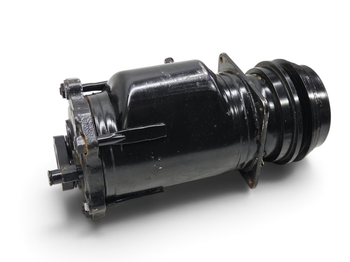 Send it Auto Parts rebuilt black A6 air conditioning compressor for 1964-1976 Corvette C2 and C3 models