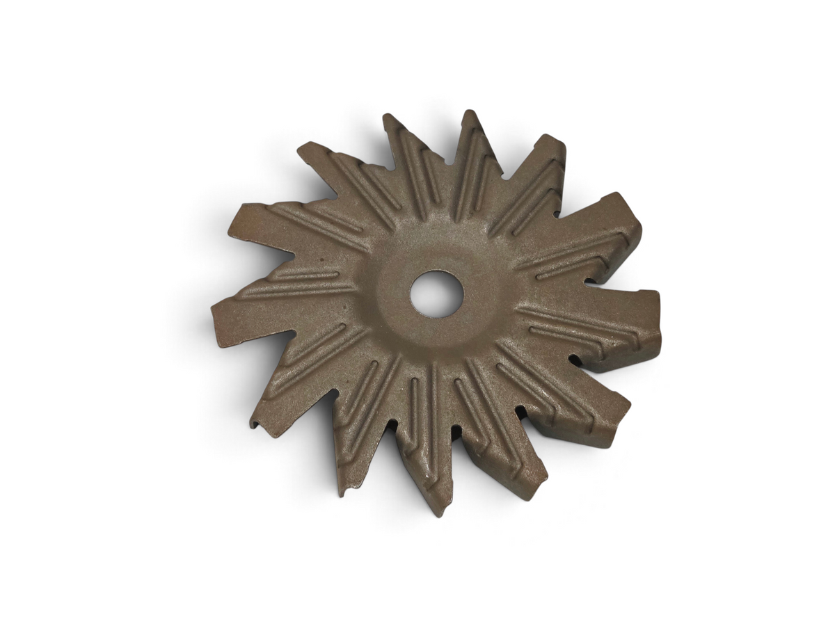 Send it Auto Parts OEM GM alternator fan for 1991-1995 Corvette C4 ZR-1 LT5 in brown metal finish