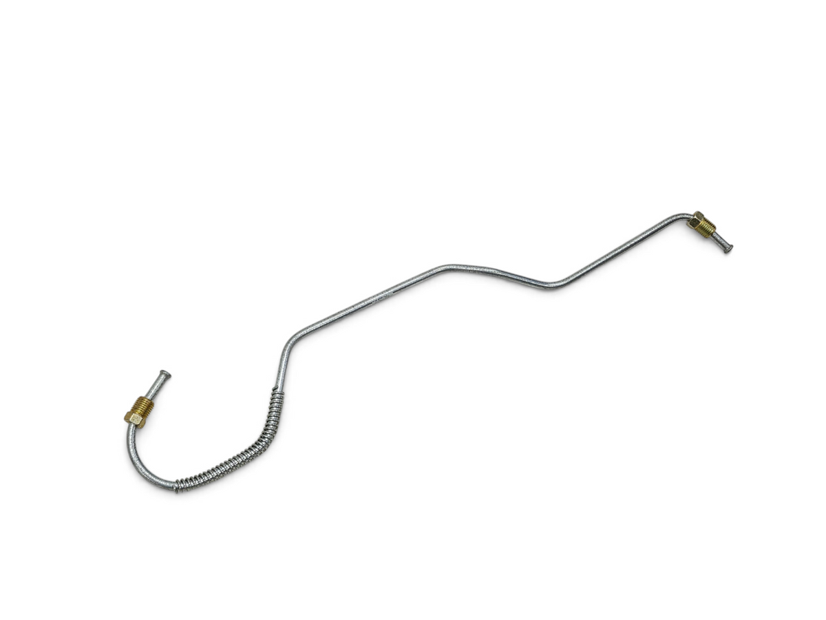Send it Auto Parts steel left rear brake line with spiral armor for 1965-1982 Corvette C2 and C3 models.