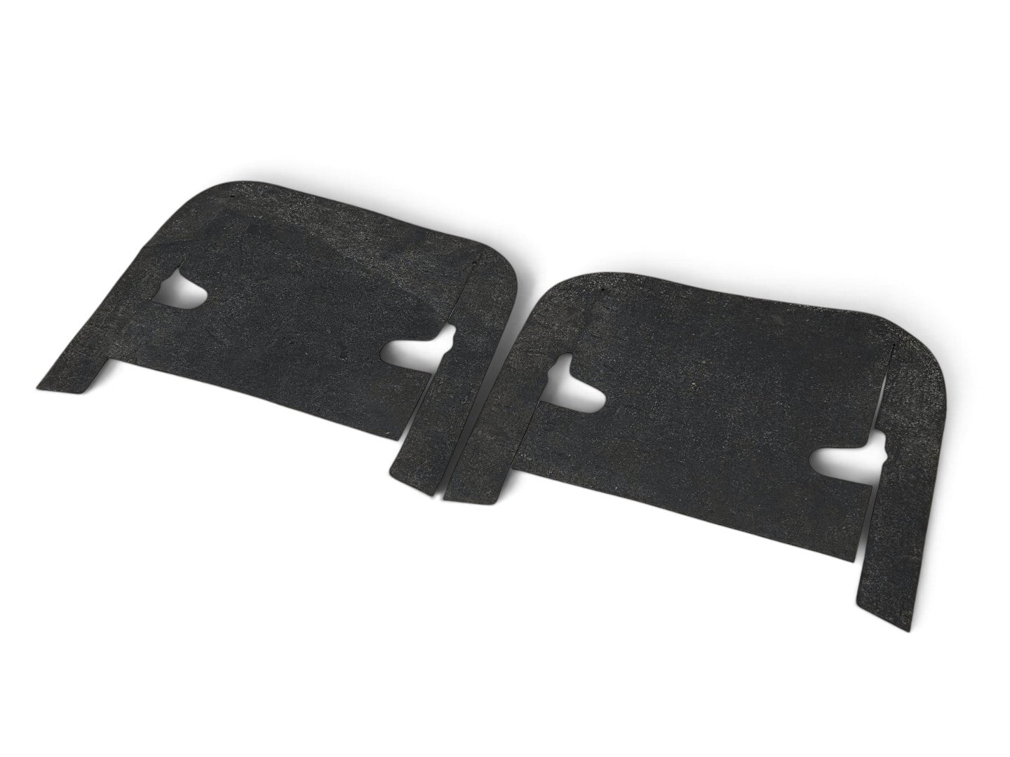 Send it Auto Parts black rubber A-frame arm dust seals for 1963-1966 Corvette C2, pair of replacement covers