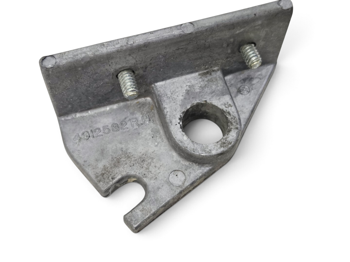 Send it Auto Parts OEM GM 1963-1967 Corvette C2 headlight motor bracket with part number 4912582 stamped on metal