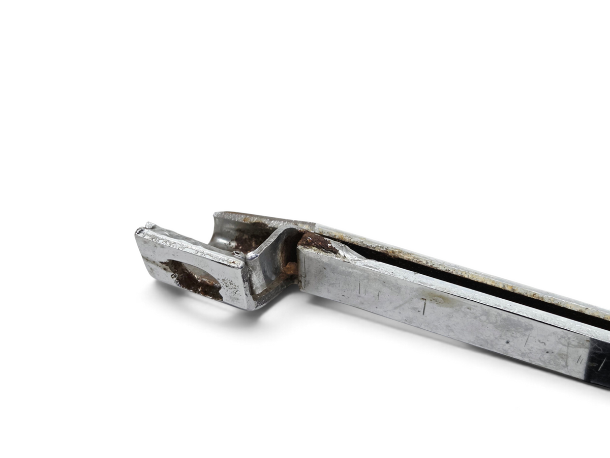 Send it Auto Parts OEM GM front license plate mounting bar and bracket for 1963-1967 Corvette C2 in chrome finish