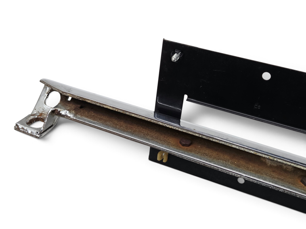 Send it Auto Parts OEM GM front license plate mounting bar and bracket for 1963-1967 Corvette C2 in chrome and black