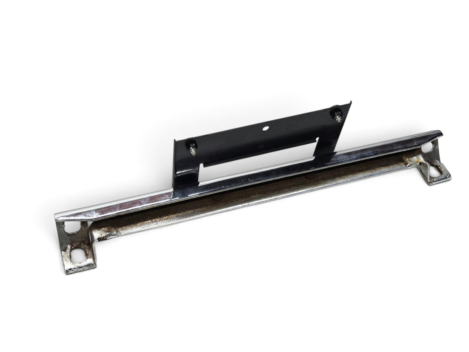 Send it Auto Parts OEM GM 1963-1967 Corvette C2 front license plate mounting bar with black bracket