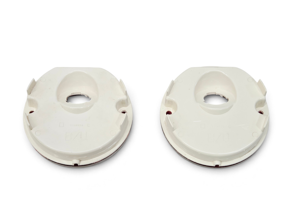 Send it Auto Parts OEM GM 1975-1979 Corvette C3 backup reverse lamp lenses, white plastic housing, pair