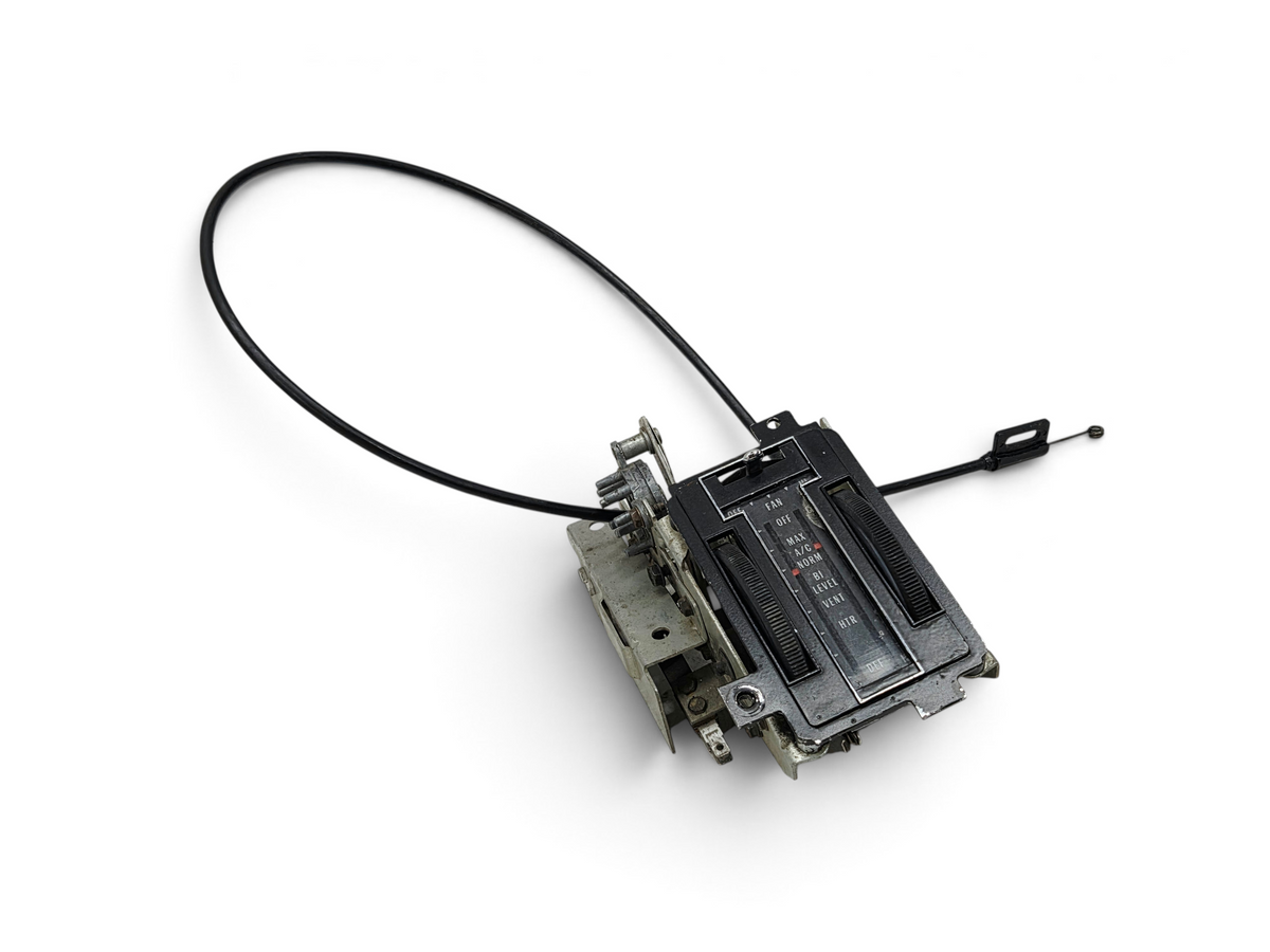 Send it Auto Parts OEM GM 1972-1976 Corvette C3 climate control heater and A/C dash unit with black control cable