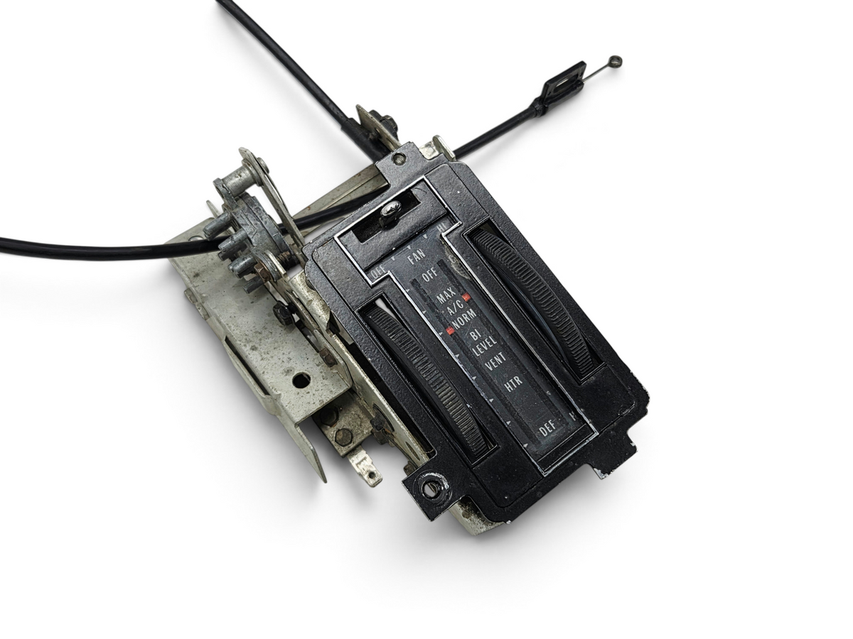 Send it Auto Parts OEM GM climate control heater and A/C dash unit for 1972-1976 Corvette C3 with black faceplate