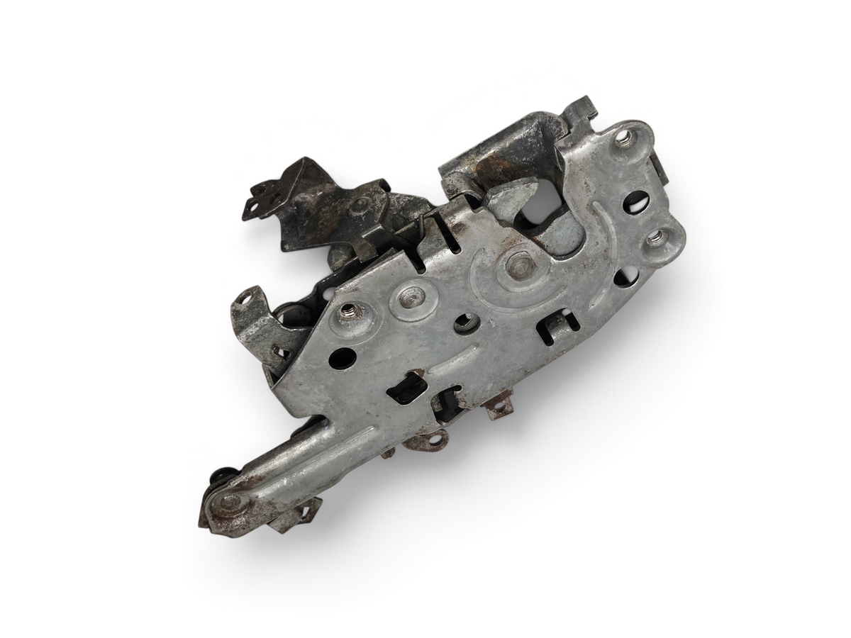 Send it Auto Parts OEM GM driver side door lock latch assembly for 1969-1977 Corvette C3 in silver metal finish