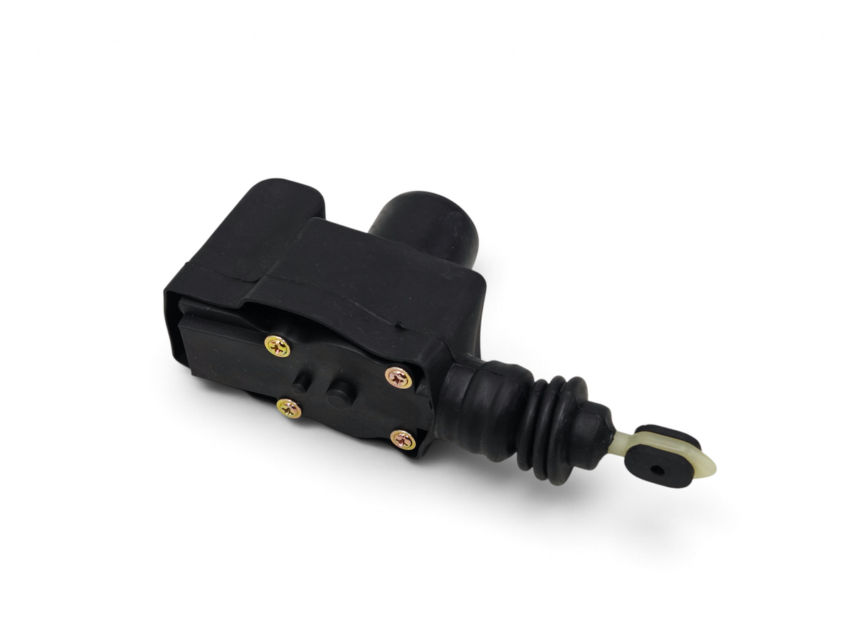 Send it Auto Parts Corvette C3 door lock actuator with mounting bracket and rivets for 1978-1984 models