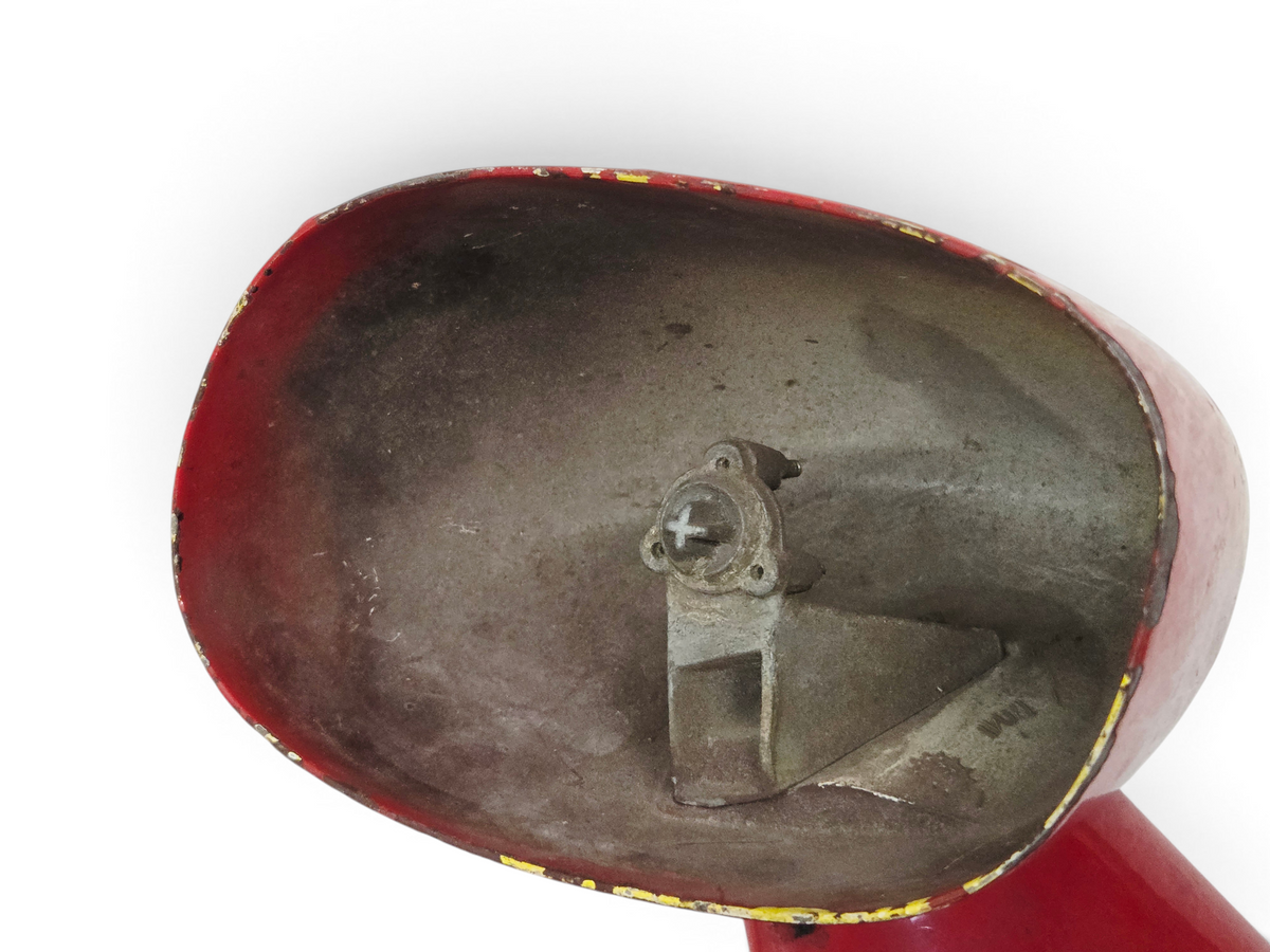 Send it Auto Parts OEM driver side rear view mirror housing for 1978-1982 Corvette C3 in red needing paint