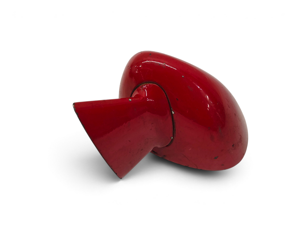 Send it Auto Parts OEM GM driver side rear view mirror for 1978-1982 Corvette C3 in red, needs paint