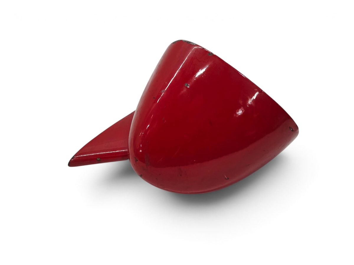 Send it Auto Parts OEM GM driver side rear view mirror for 1978-1982 Corvette C3 in red, requires paint