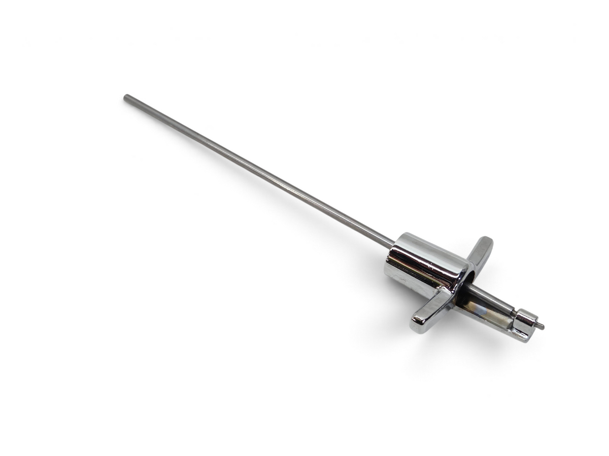 Send it Auto Parts 4-speed T-handle shifter with reverse lock-out rod for 1968-1976 Corvette C3, chrome finish