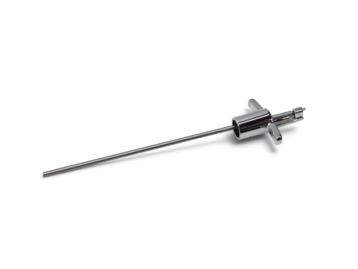 Send it Auto Parts chrome 4-speed T-handle shifter with reverse lock-out rod for 1968-1976 Corvette C3