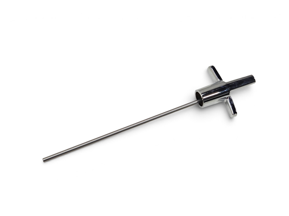 Send it Auto Parts chrome T-handle shifter with reverse lock-out rod for 1968-1976 Corvette C3 4-speed manual