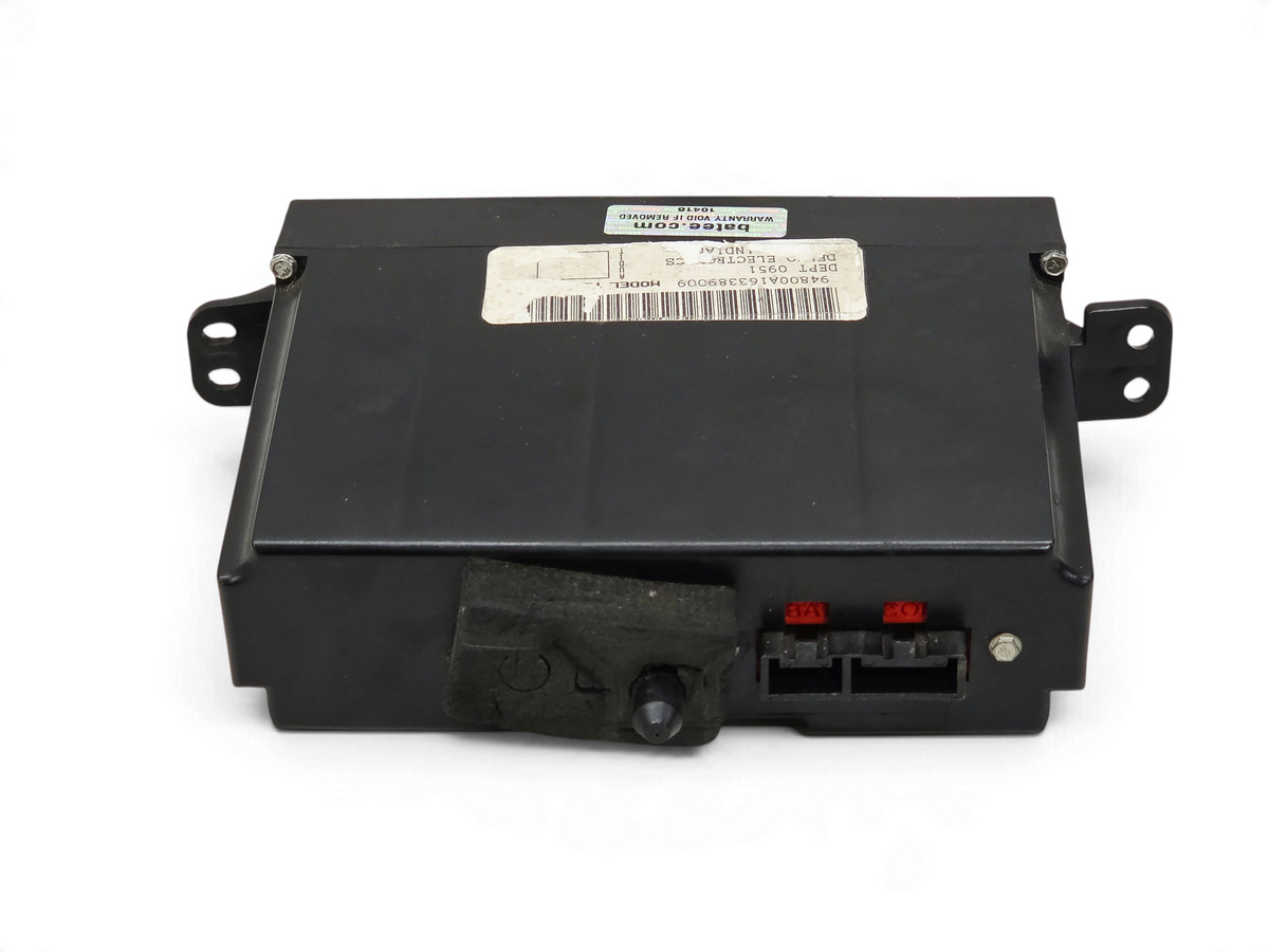 Send it Auto Parts OEM 1992-1993 Corvette C4 climate control unit with new black bezel and rear connection ports