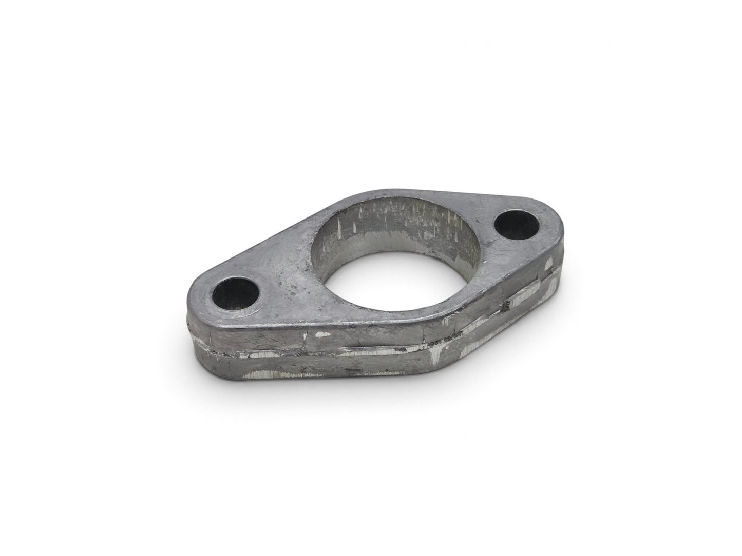Send it Auto Parts OEM GM clutch master cylinder firewall spacer for 1984-1996 Corvette C4 in silver metal finish