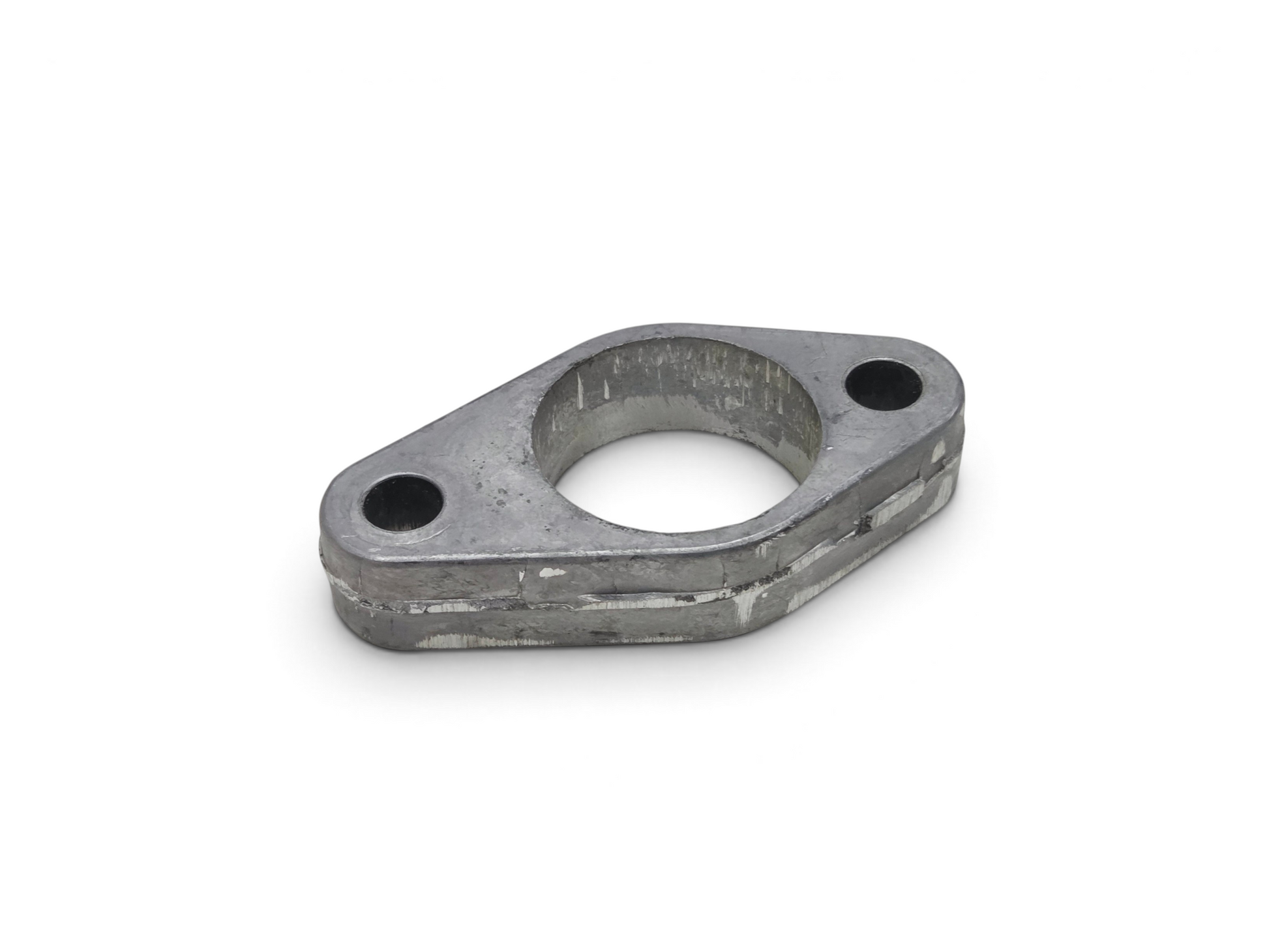Send it Auto Parts OEM GM clutch master cylinder firewall spacer for 1984-1996 Corvette C4 in silver metal finish