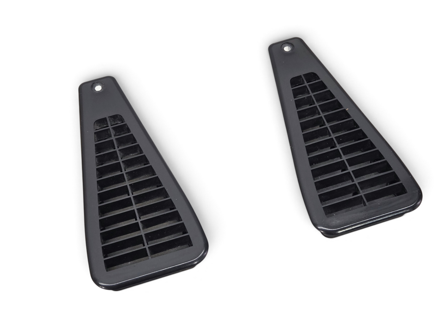 Send it Auto Parts OEM black plastic door jam pressure release vents for 1988-1996 Corvette C4, pair