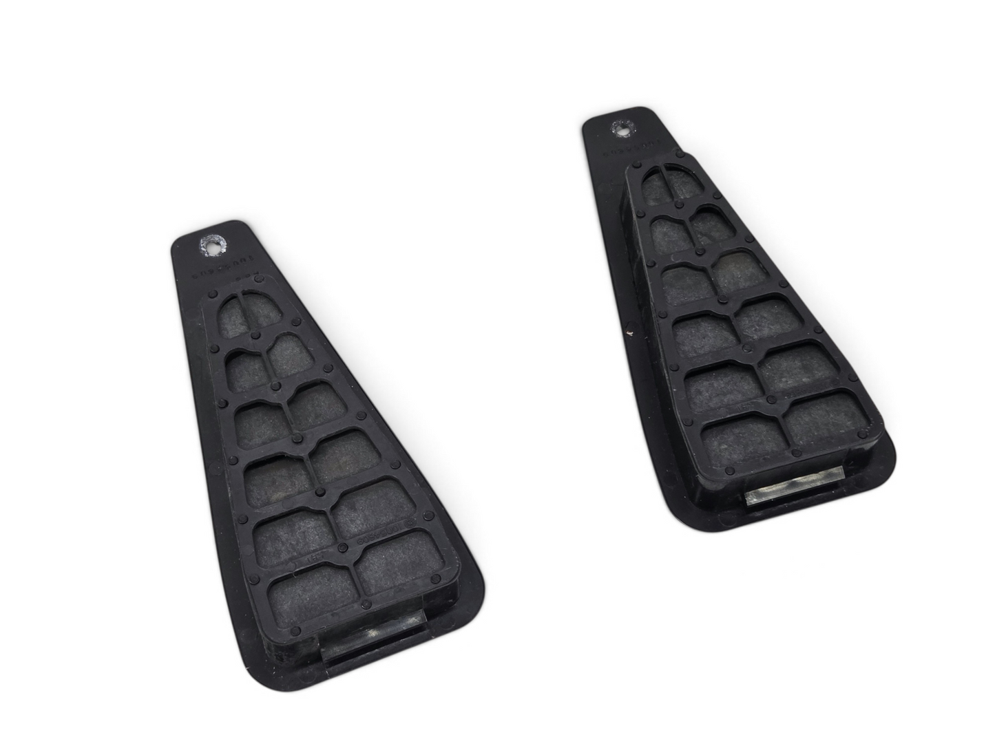 Send it Auto Parts OEM black plastic door jam pressure release vents for 1988-1996 Corvette C4, pair of two