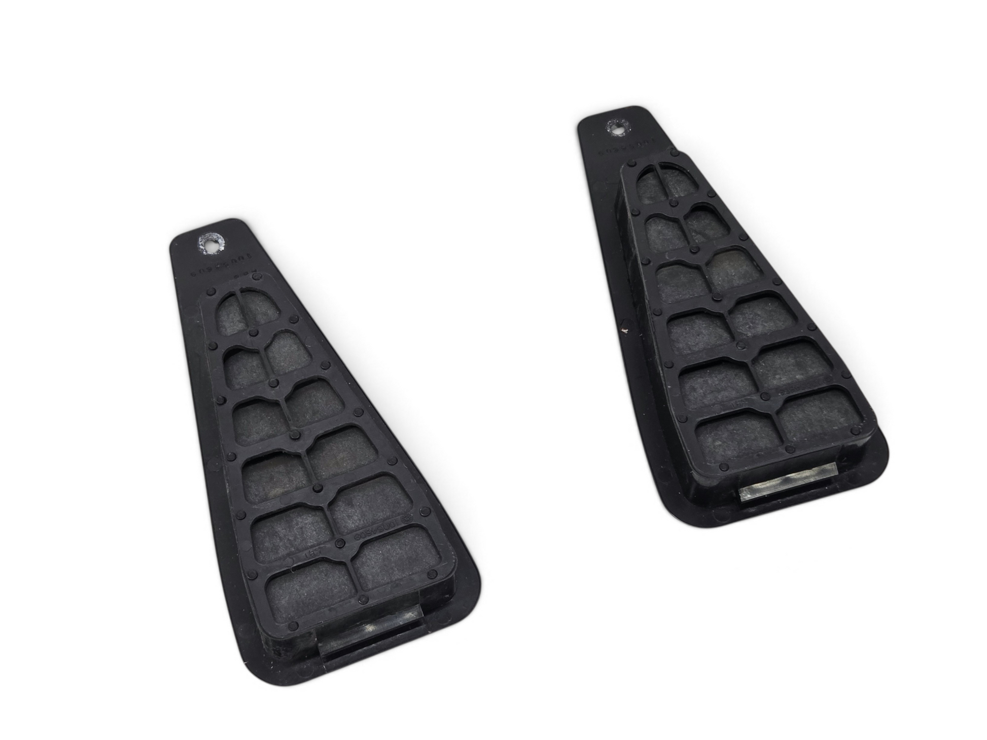 Send it Auto Parts OEM black plastic door jam pressure release vents for 1988-1996 Corvette C4, pair of two