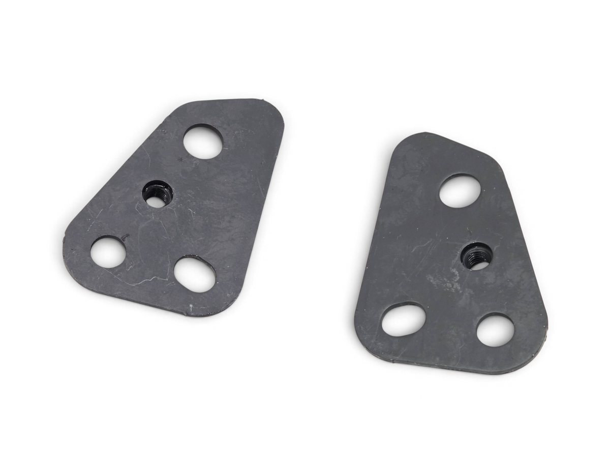 Send it Auto Parts OEM GM hood latch striker brackets for 1984-1996 Corvette C4 in black metal