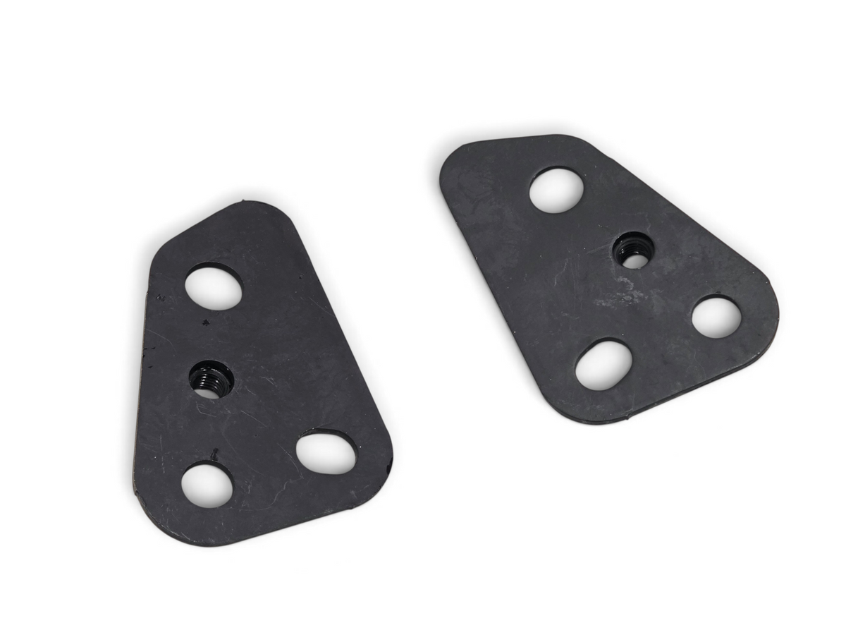 Send it Auto Parts OEM GM black metal hood latch striker brackets for 1984-1996 Corvette C4