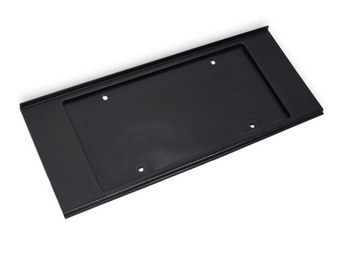 Send it Auto Parts OEM black rear license plate holder for 1990-1995 Corvette C4 ZR-1 in excellent condition